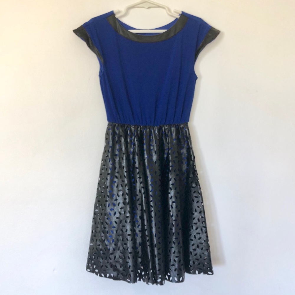Navy and Black Un Deux Trois Dress